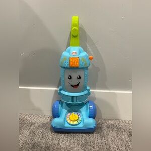 Fisher Price Blue and Green Kids Toy Vacuum Cleaner
